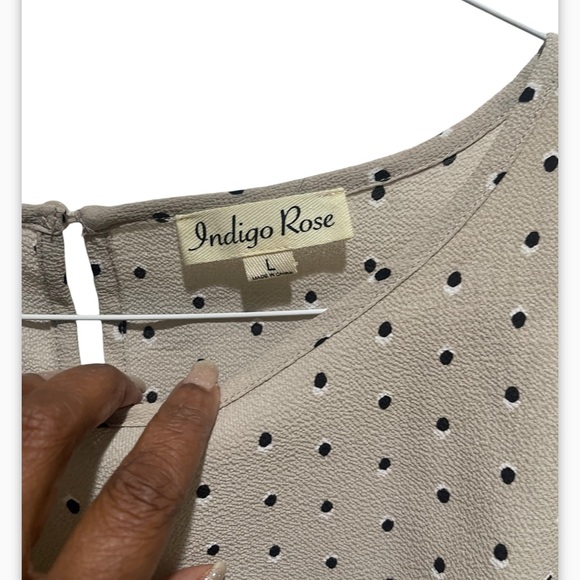 Sale‼️Indigo RoseNWOT Blouse Size Large - Picture 7 of 7